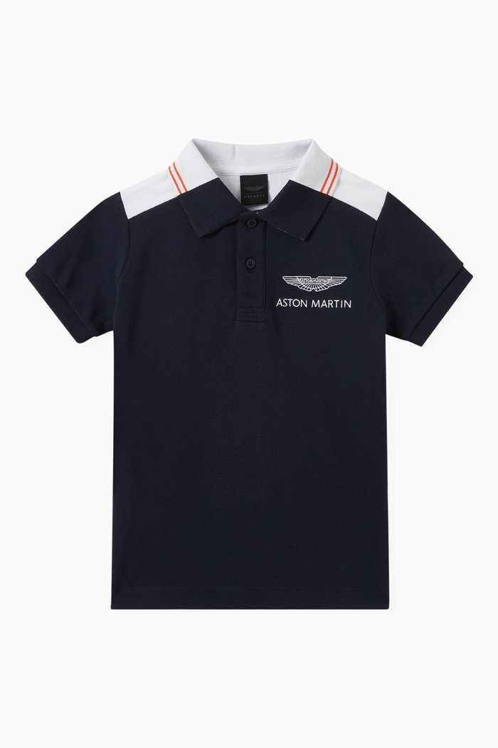 

Logo Polo Shirt in Cotton, Blue