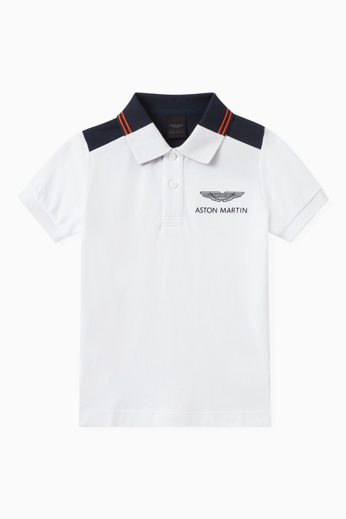 

Aston Martin Polo Shirt in Cotton, White