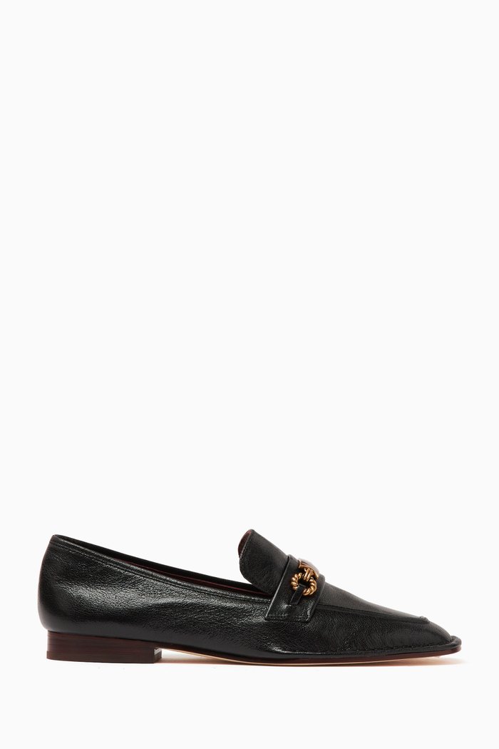 

Perrine Loafers in Leather, Black
