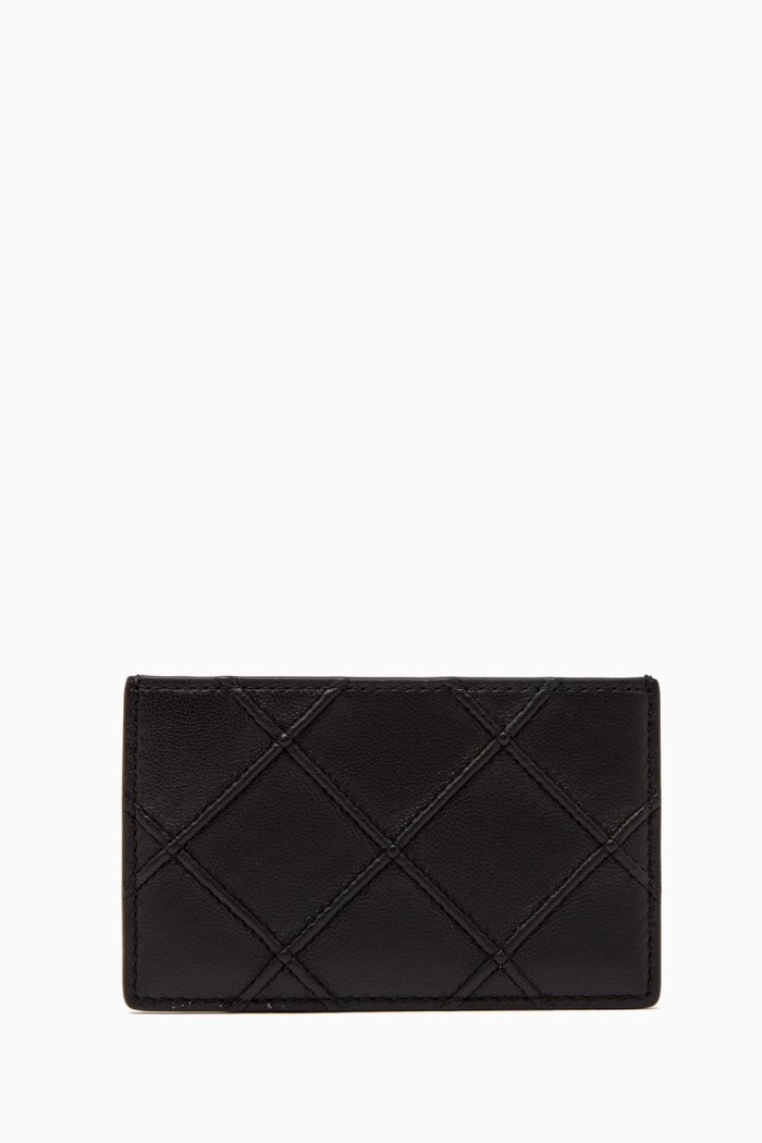 

Fleming Soft Card Case in Leather, Black