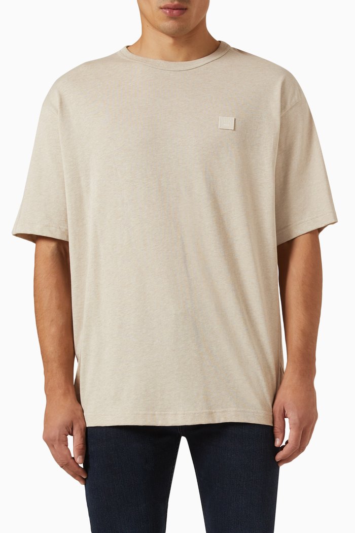 

Exford Face T-shirt in Cotton, Neutral