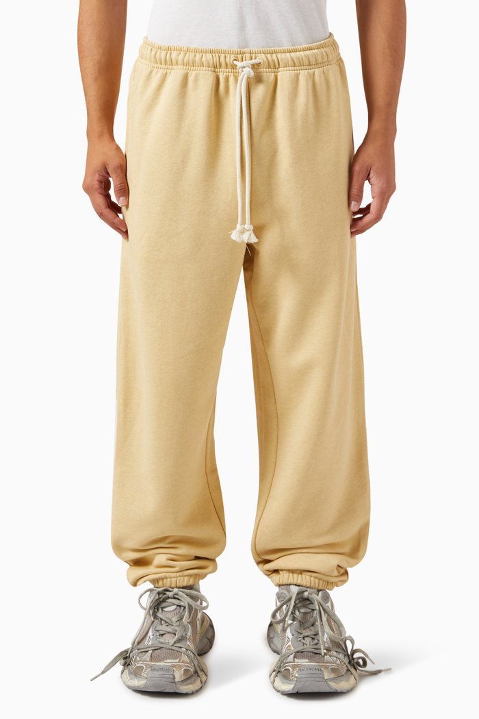 Frack Sweatpants in Cotton, Yellow