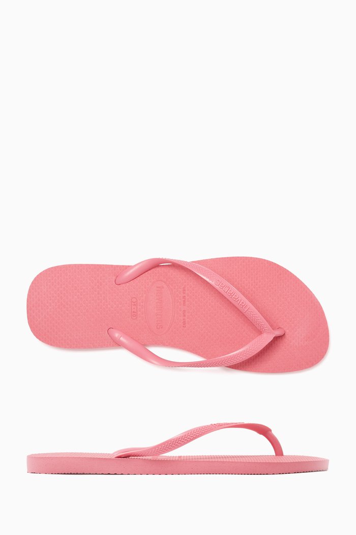 

Slim Flip-flops in Rubber, Pink