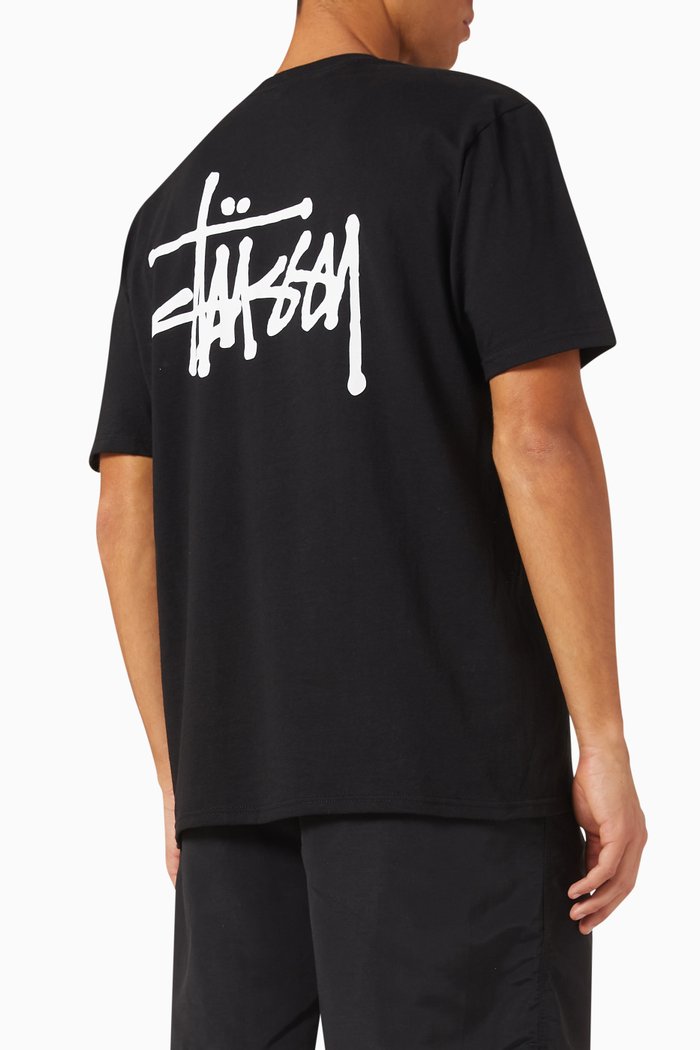 

Logo Print T-shirt in Cotton, Black