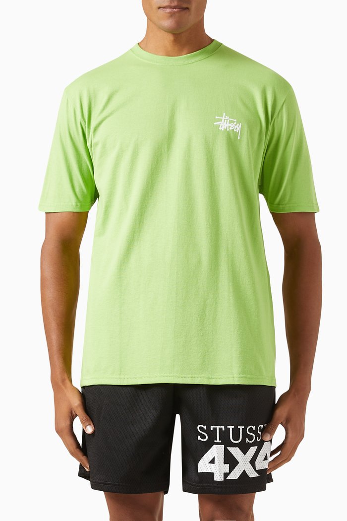

Logo Print T-shirt in Cotton, Green