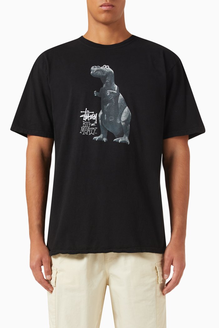 

Logo Print T-shirt in Cotton, Black