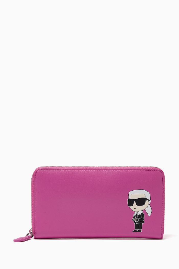 

K/IKONIK 2.0 Wallet in Faux Leather, Purple