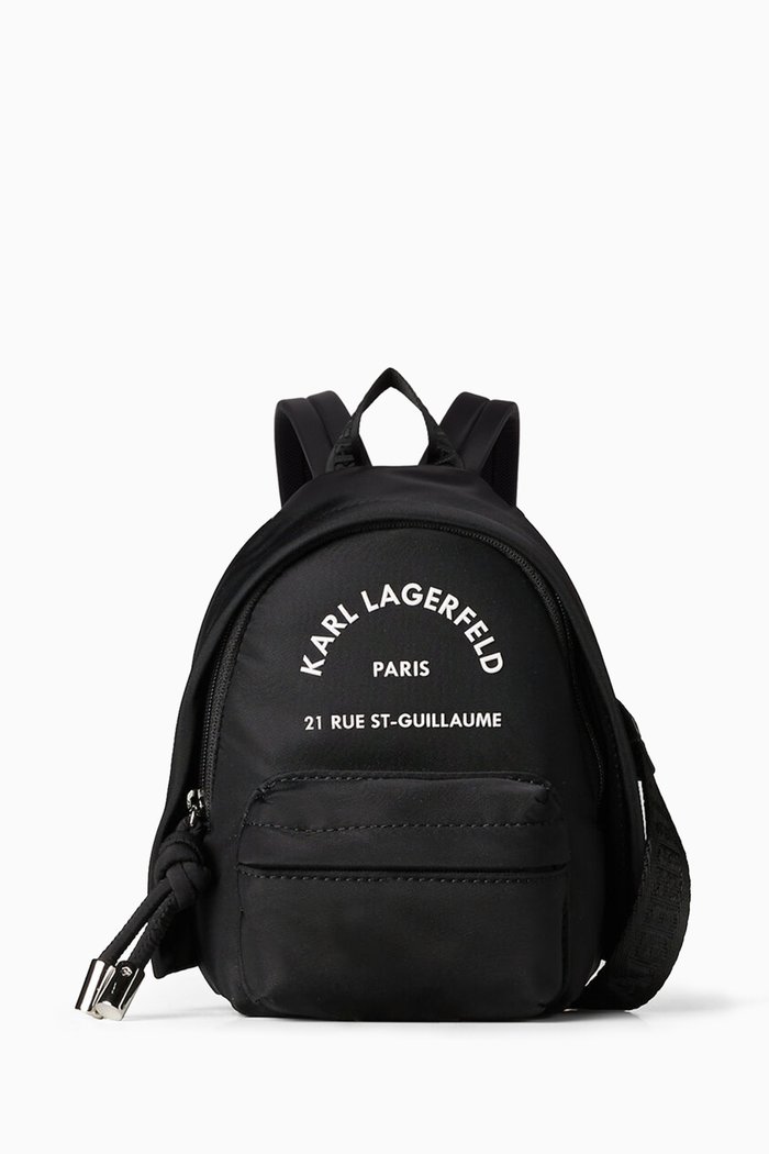 

Rue St Gillaume Mini Backpack in Nylon, Black