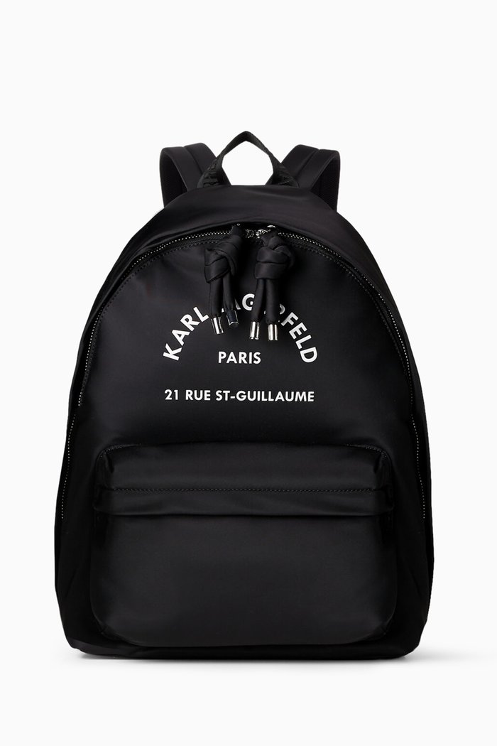 

Rue St. Gillaume Backpack in Nylon, Black