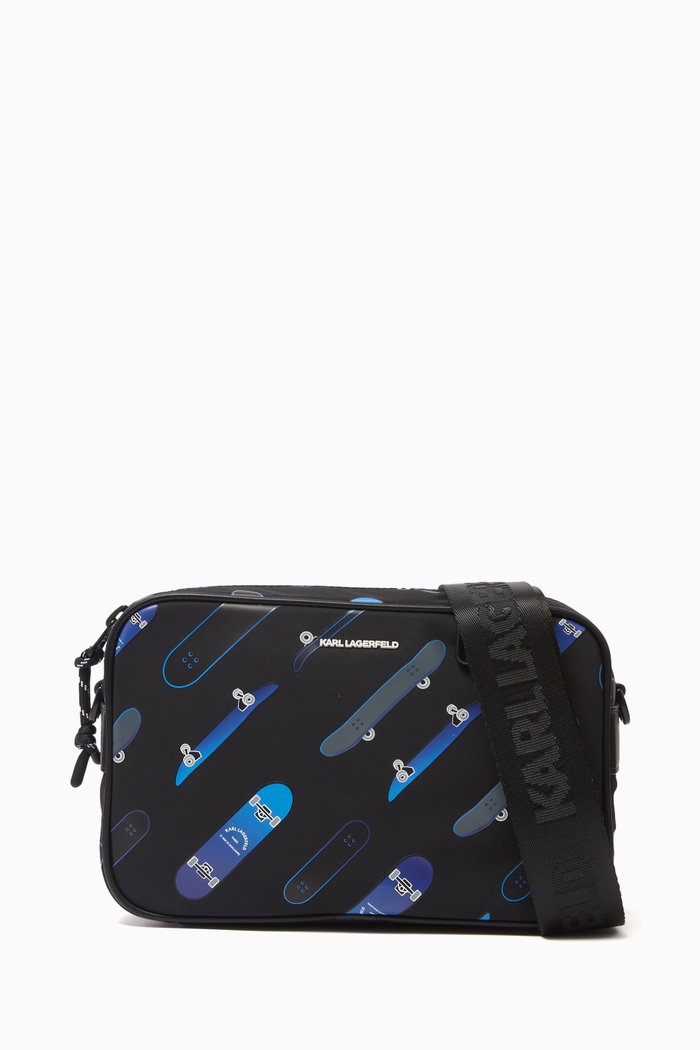 

Rue St. Guillaume Athleisure Camera Bag in Leather, Black