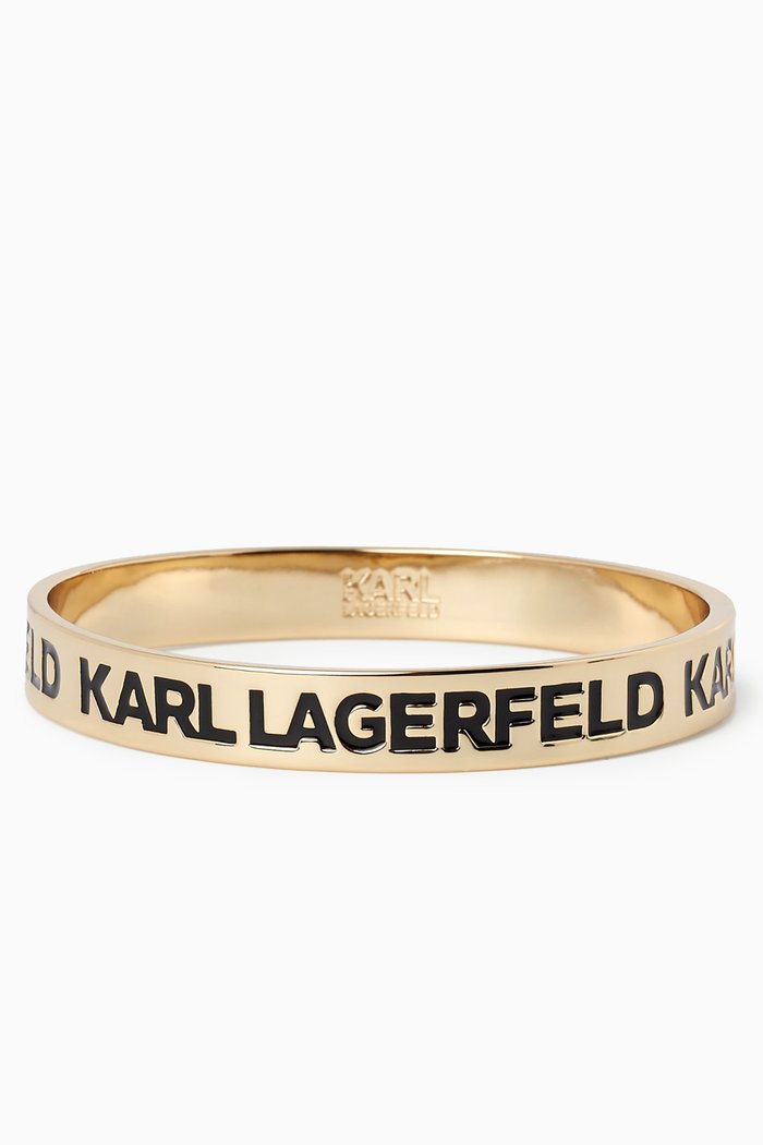 

K/Essential Logo Bracelet in Brass, Multicolour