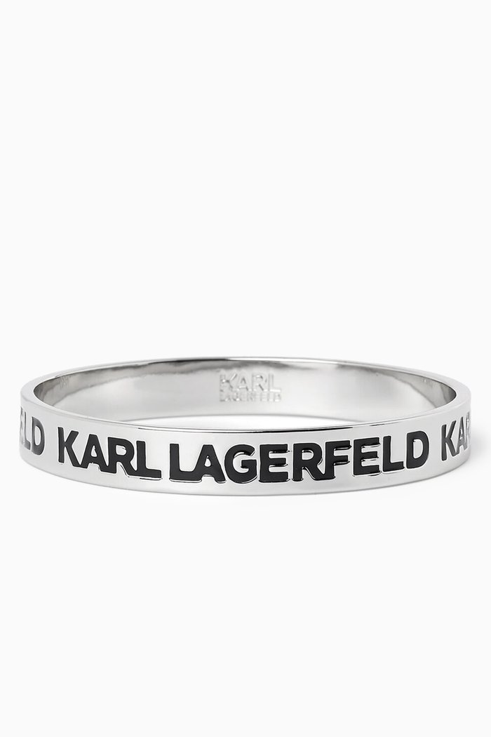 

K/Essential Logo Bracelet in Brass, Black