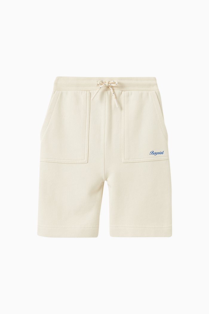 

Logo Bermuda Shorts in Cotton, Neutral