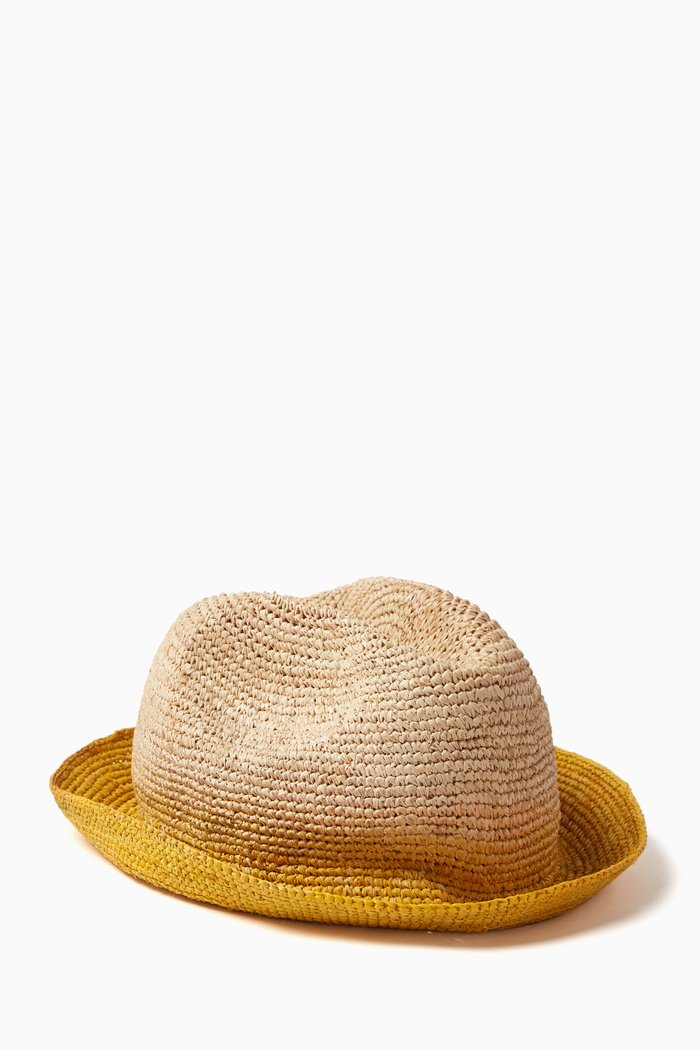 

Chapeau Aymon Bucket Hat in Straw, Neutral