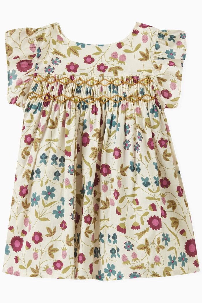 

Naomie Floral-print Blouse in Cotton, Multicolour