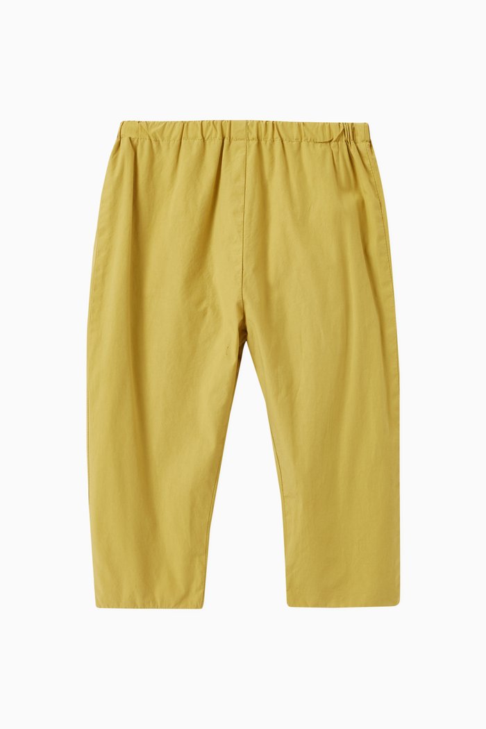 

Dandy Straight-leg Pants in Cotton, Green
