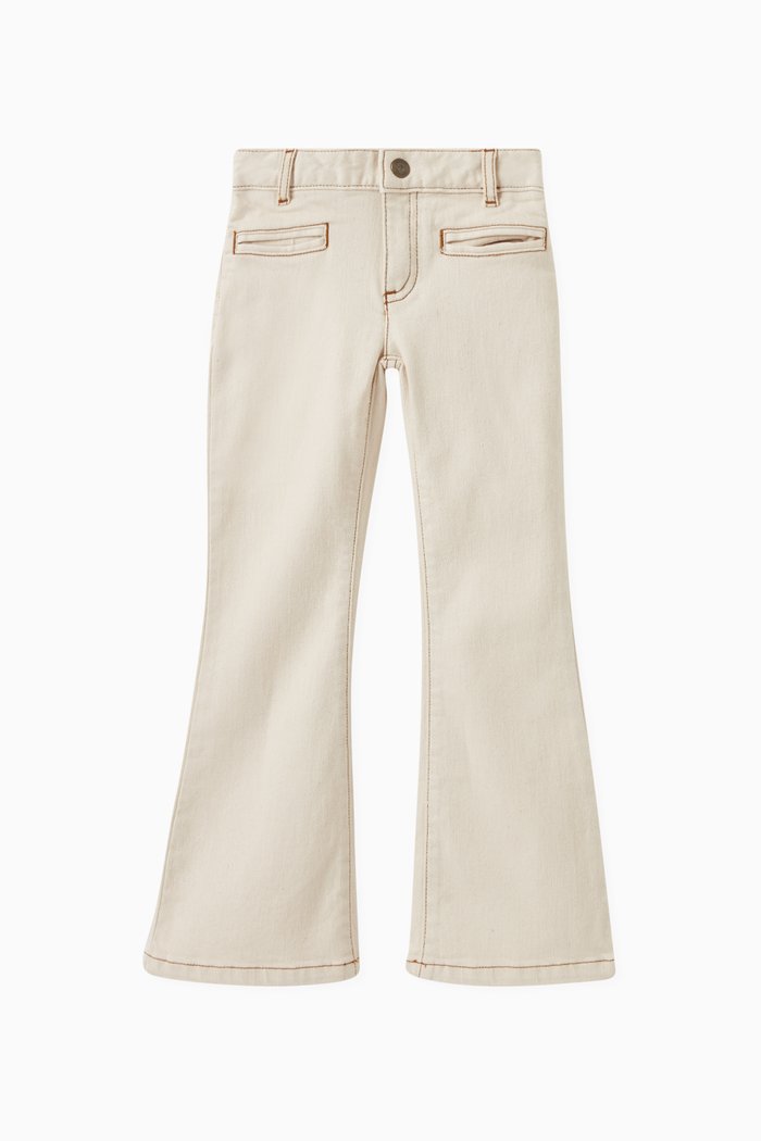 

Bestie Flared Jeans in Denim, Neutral