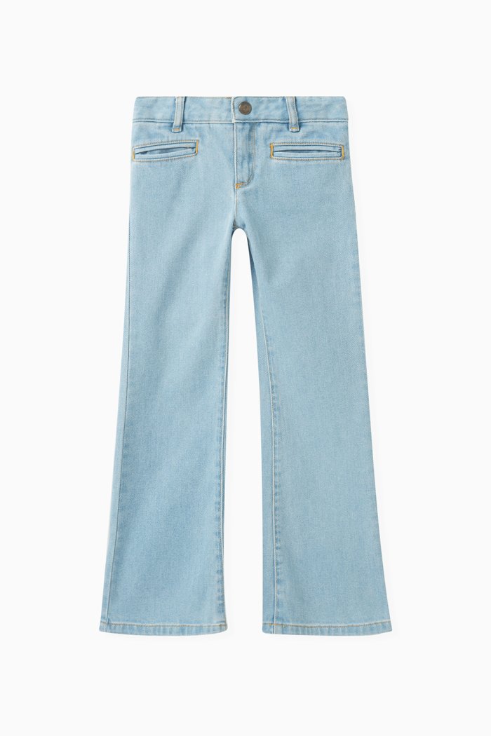 

Bestie Denim Pants in Organic Cotton, Blue