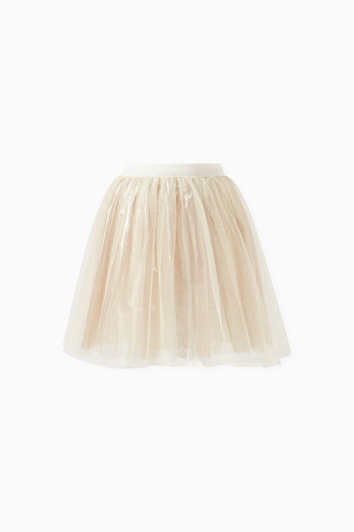 

Pois Tulle Skirt in Polyamide, Neutral