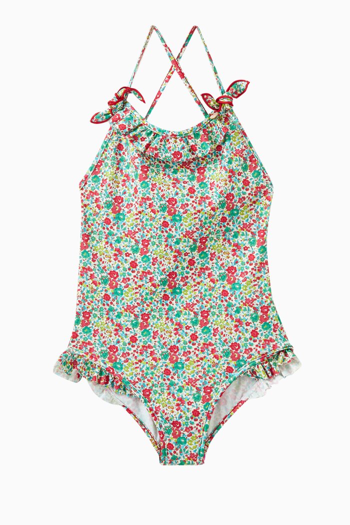 

Abbie Floral-print One-piece Swimsuit in Polyamide-blend, Multicolour