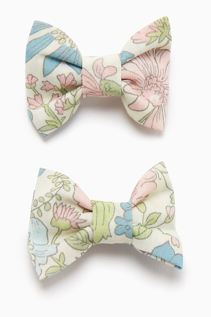 

Miniclic Hair Barette in Cotton, Multicolour