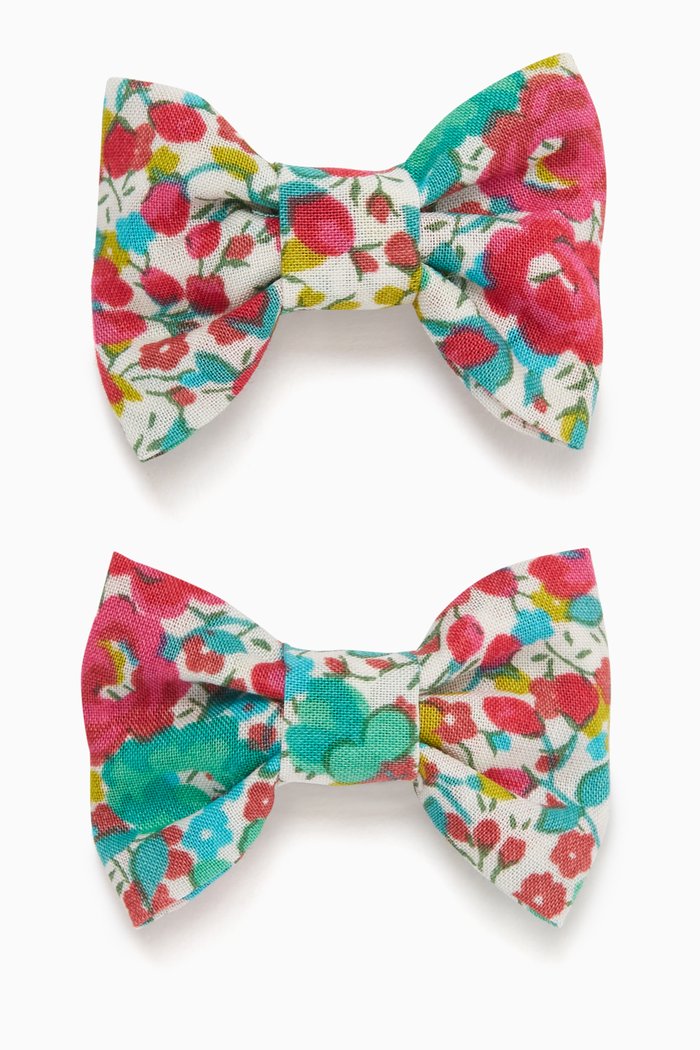 

Miniclic Hair Barette in Cotton, Multicolour