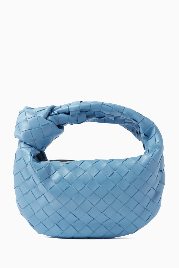 

The Mini Jodie Bag in Intrecciato Nappa, Blue