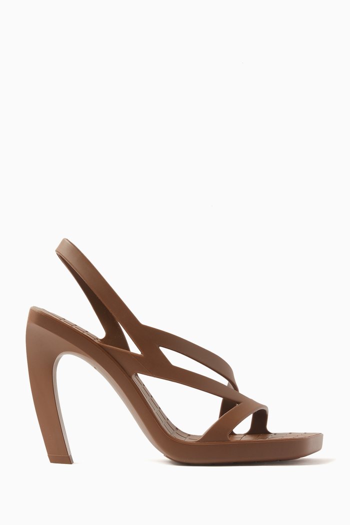

Jimbo 100 Slingback Sandals in Rubber, Brown