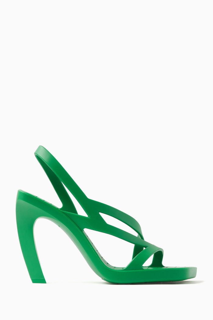 

Jimbo 100 Slingback Sandals in Rubber, Green