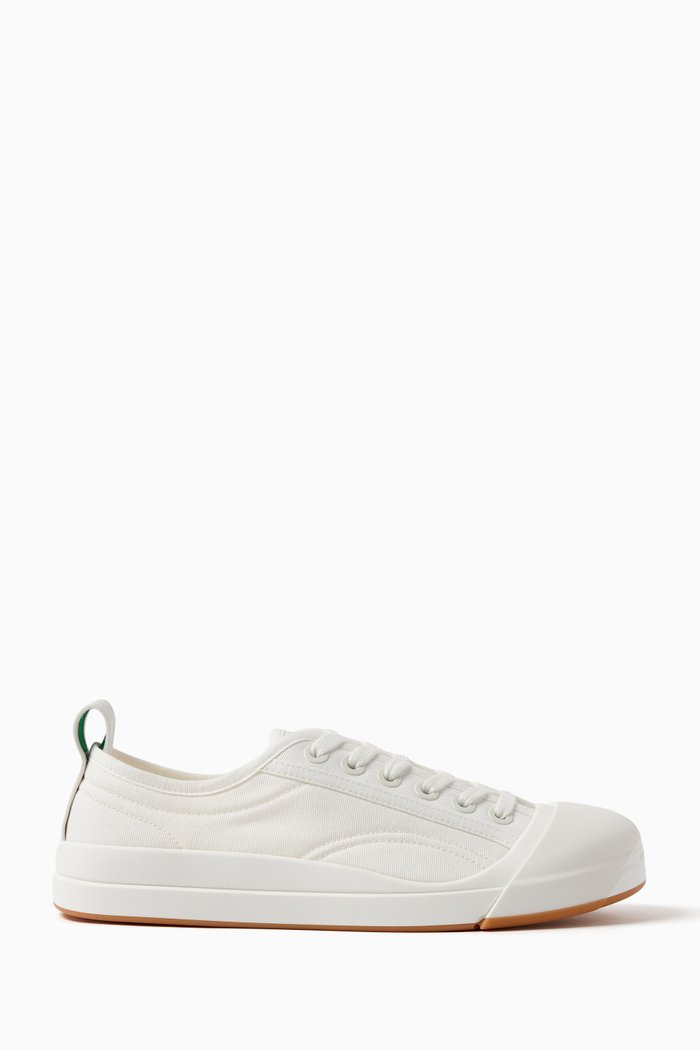 

Vulcan Lace-up Sneakers in Canvas, White