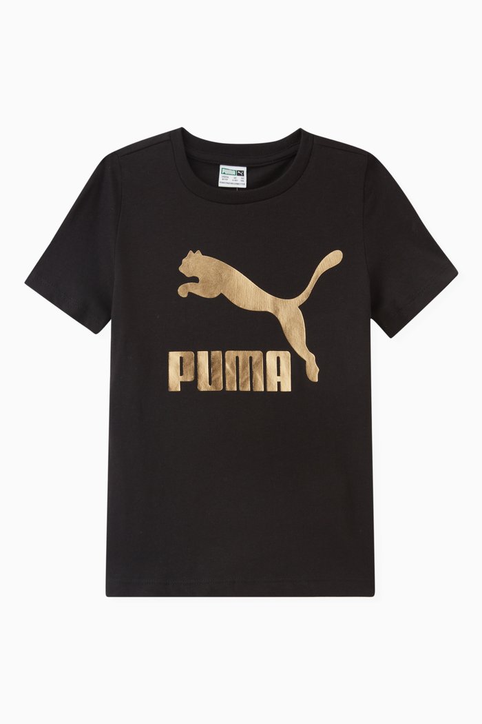 

Logo Print T-shirt in Cotton, Black