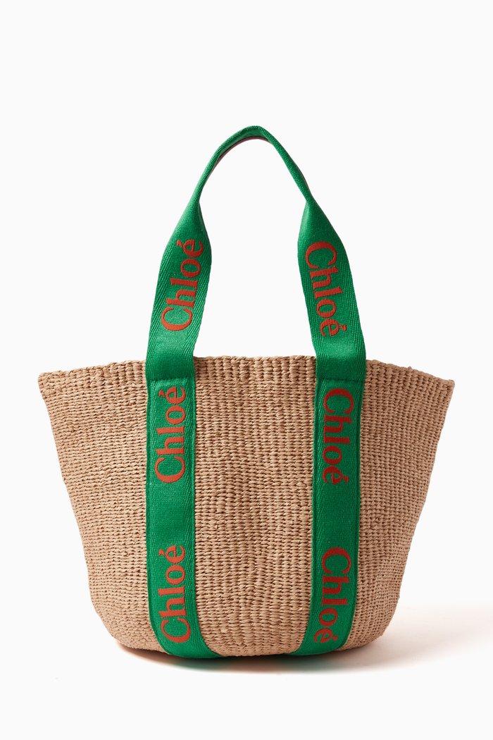 x Mifuko Woody Large Basket Bag in Fair-trade Paper | Farca