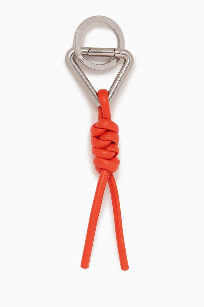 

Key Ring in Nappa, Orange