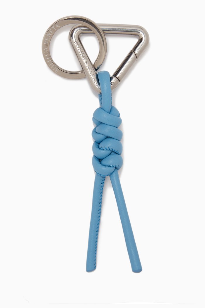 

Key Ring in Nappa, Blue