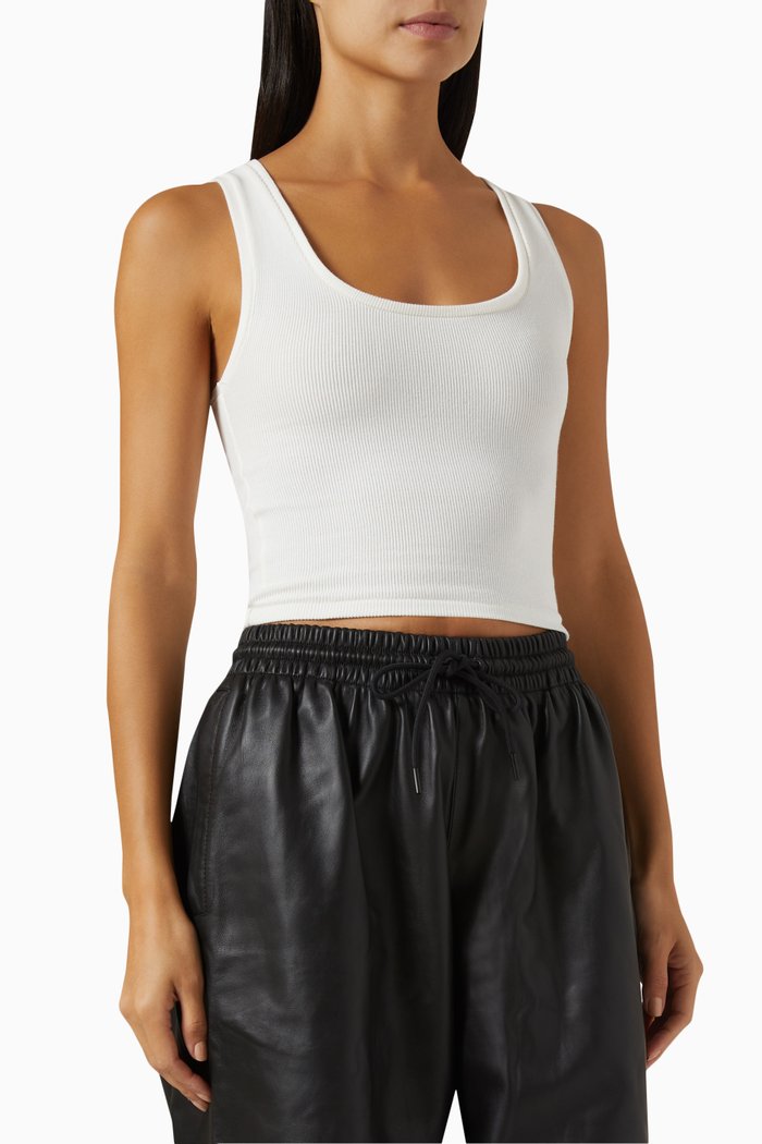 

Tank Top in Cotton, White