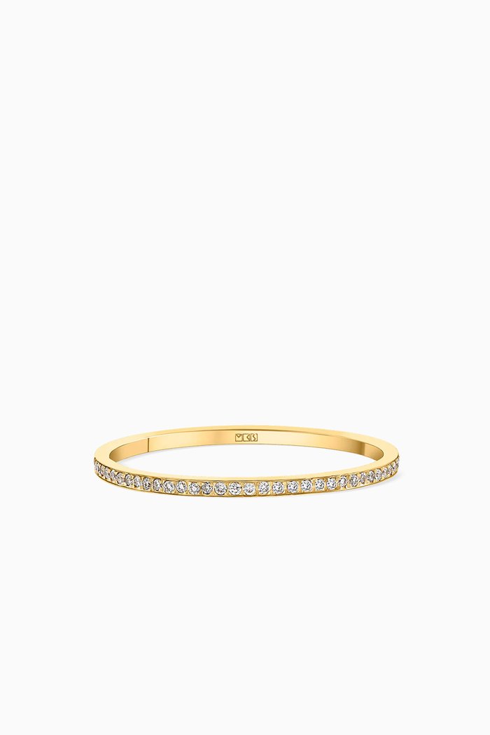 

Diamond Line Ring in 18kt Gold, Yellow