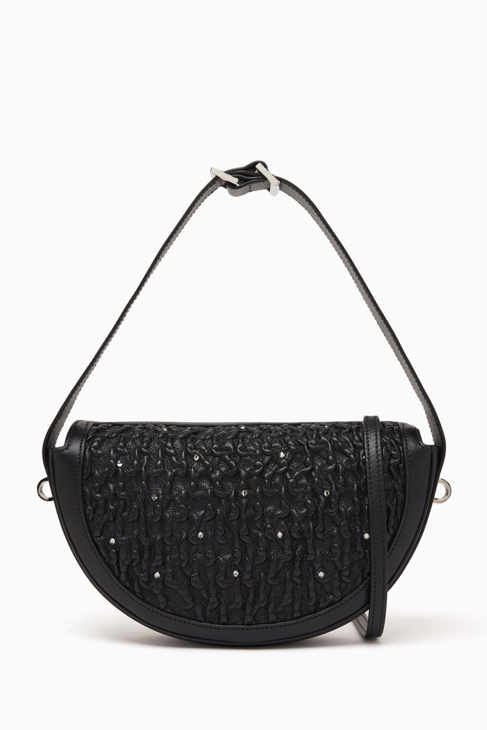 

Rene Bag in Embellished Nappa Leather, Black