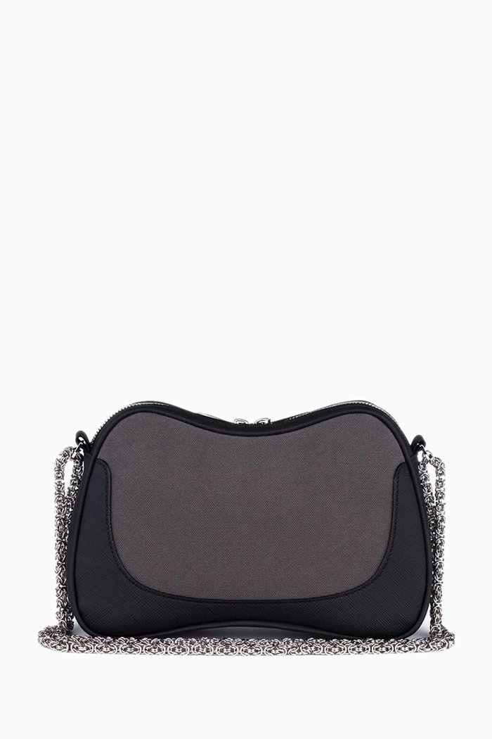 

Doina Shoulder Bag in Vegan Leather, Black