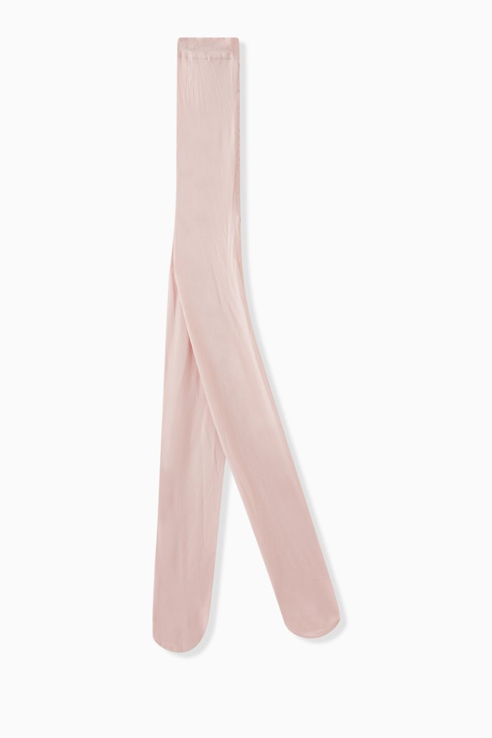 

Elasticated Waist Tights in Microfibre, Pink