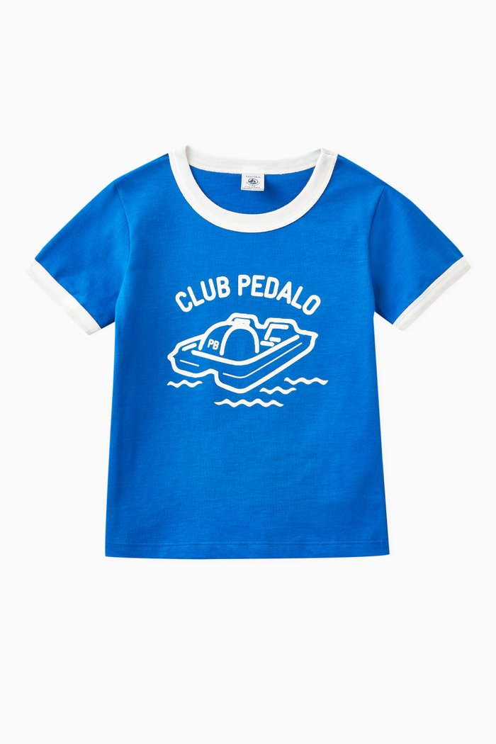 

Printed T-shirt in Cotton, Multicolour