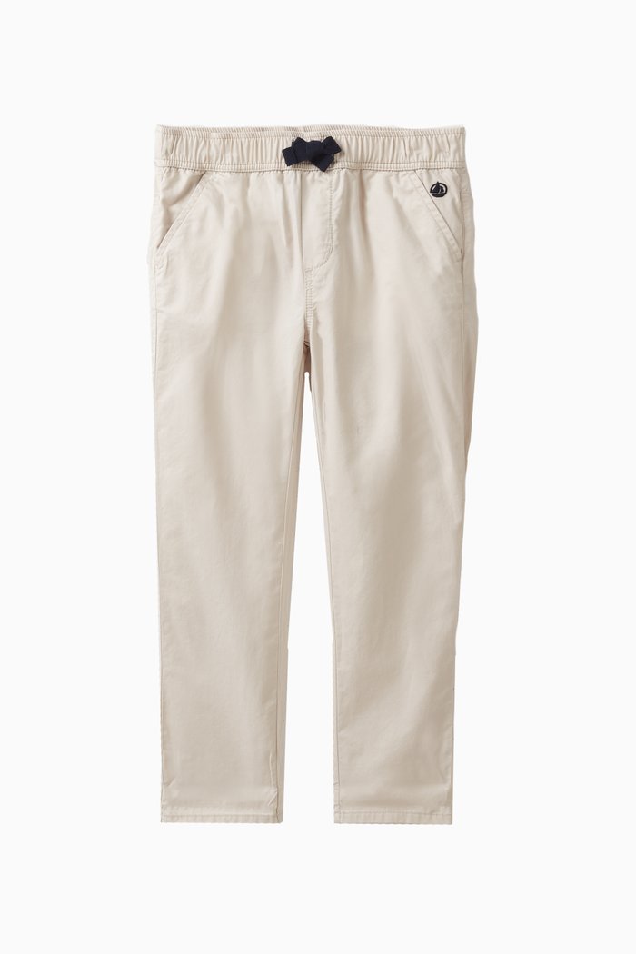 

Logo Pants in Cotton, Neutral