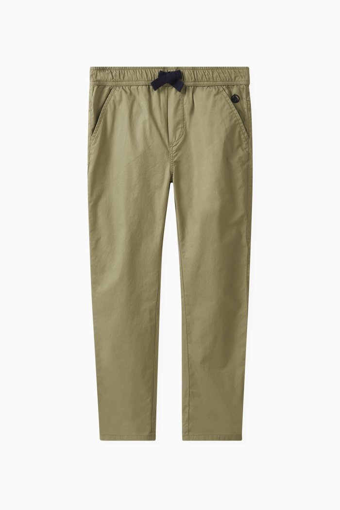 

Logo Pants in Cotton, Green