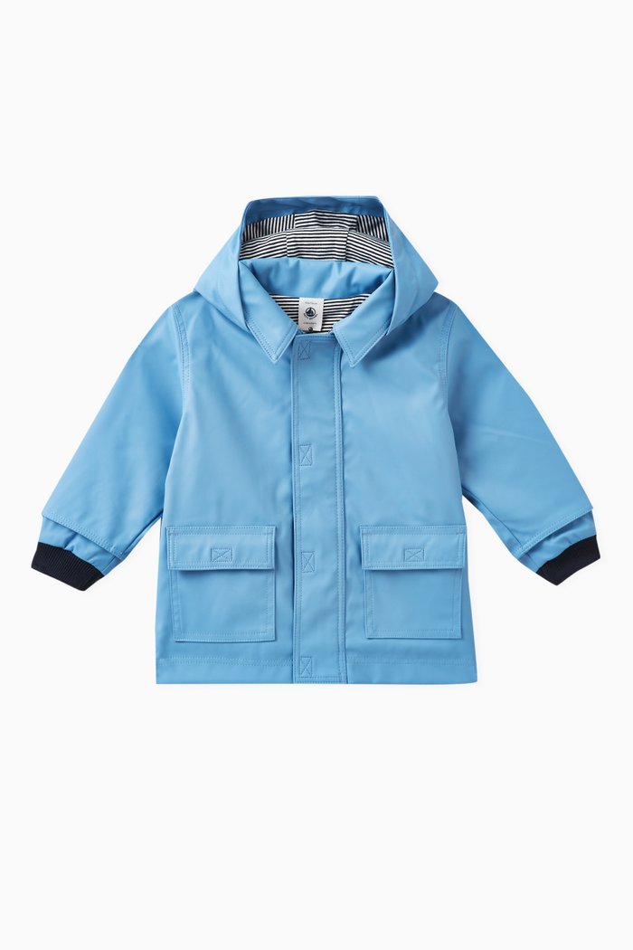 

Iconic Raincoat in Polyester, Blue