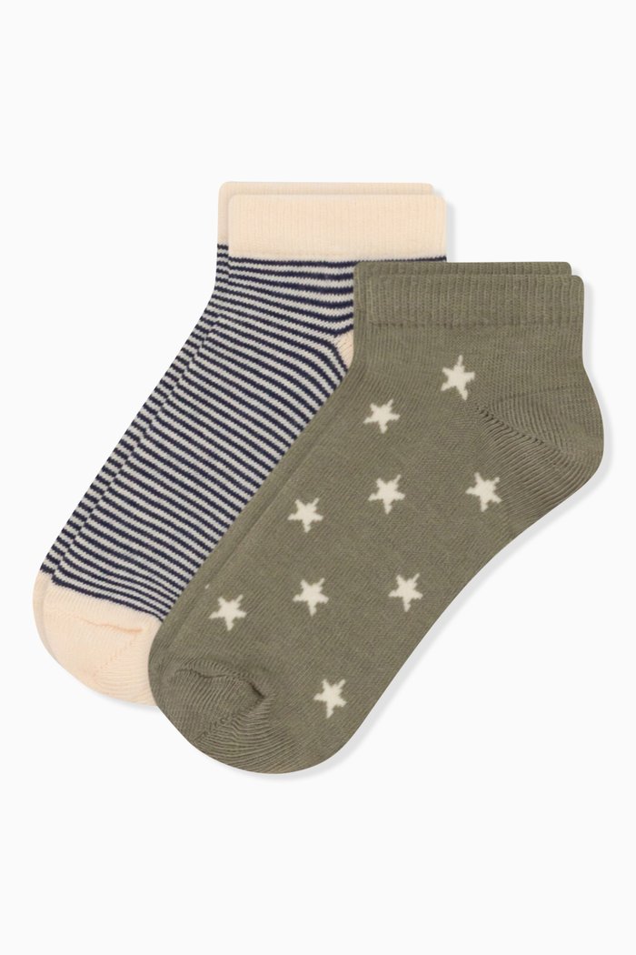 

Socks in Cotton Blend, Set of 2, Multicolour