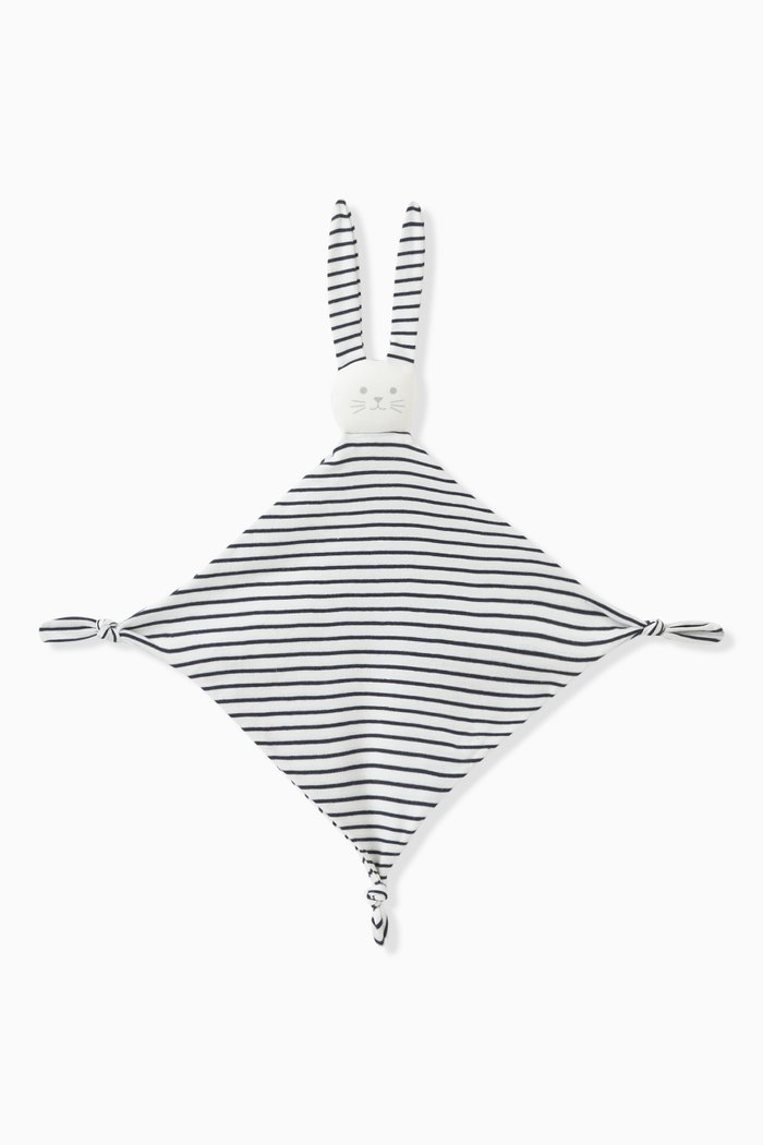 

Striped Breton Comforter in Cotton, White
