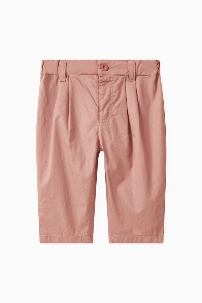 

Elasticated Waistband Pants in Cotton, Neutral