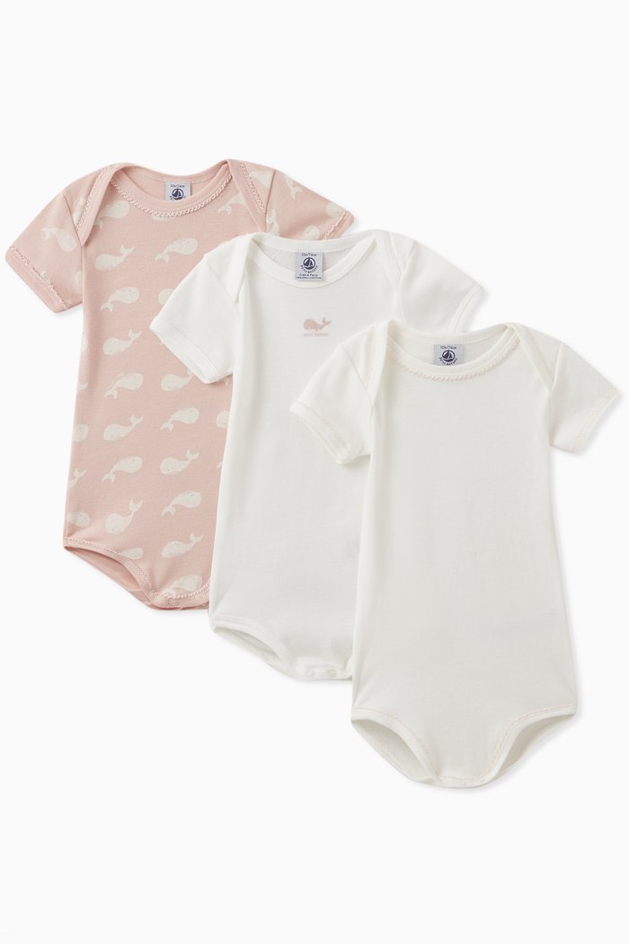 

Assorted Bodysuits, Set of 3, Multicolour