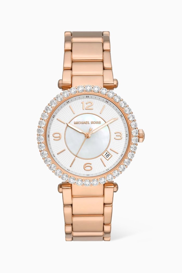

Parker Stainless Steel Watch, 38mm, Rose gold