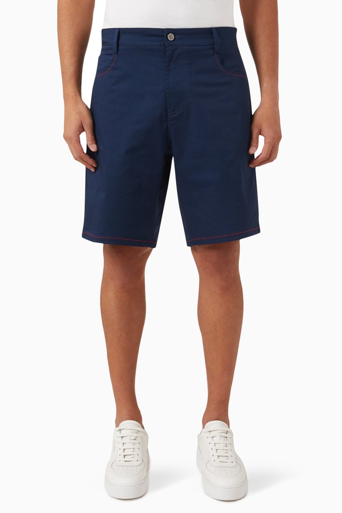 

Logo Shorts in Organic Cotton, Blue