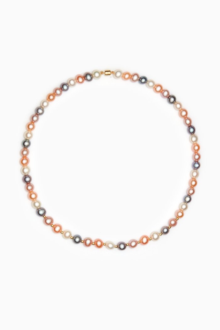 

Kiku Pearl Necklace in 18kt Gold, Yellow